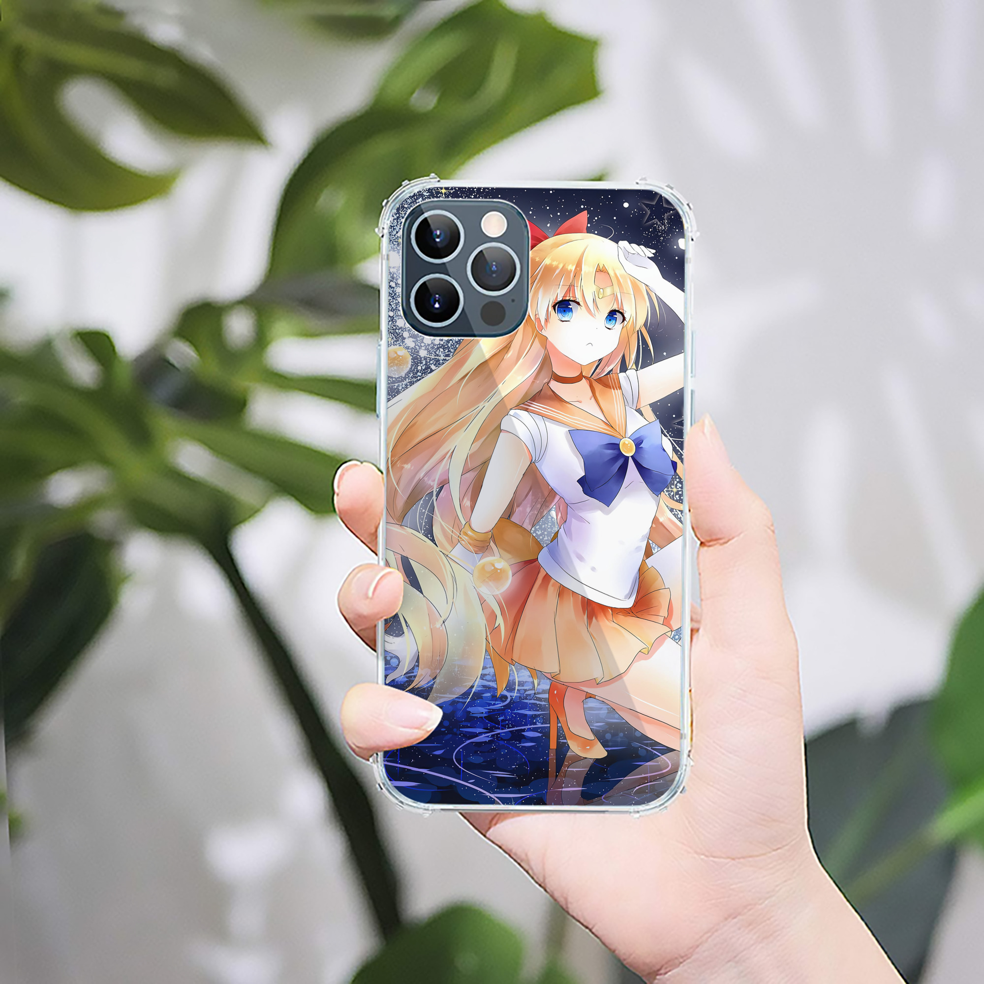 （画像用） 美少女戦士セーラームーン Sailor Moon 【iPhone 12シリーズ対応】透明スマホケース（クリアソフトケース）